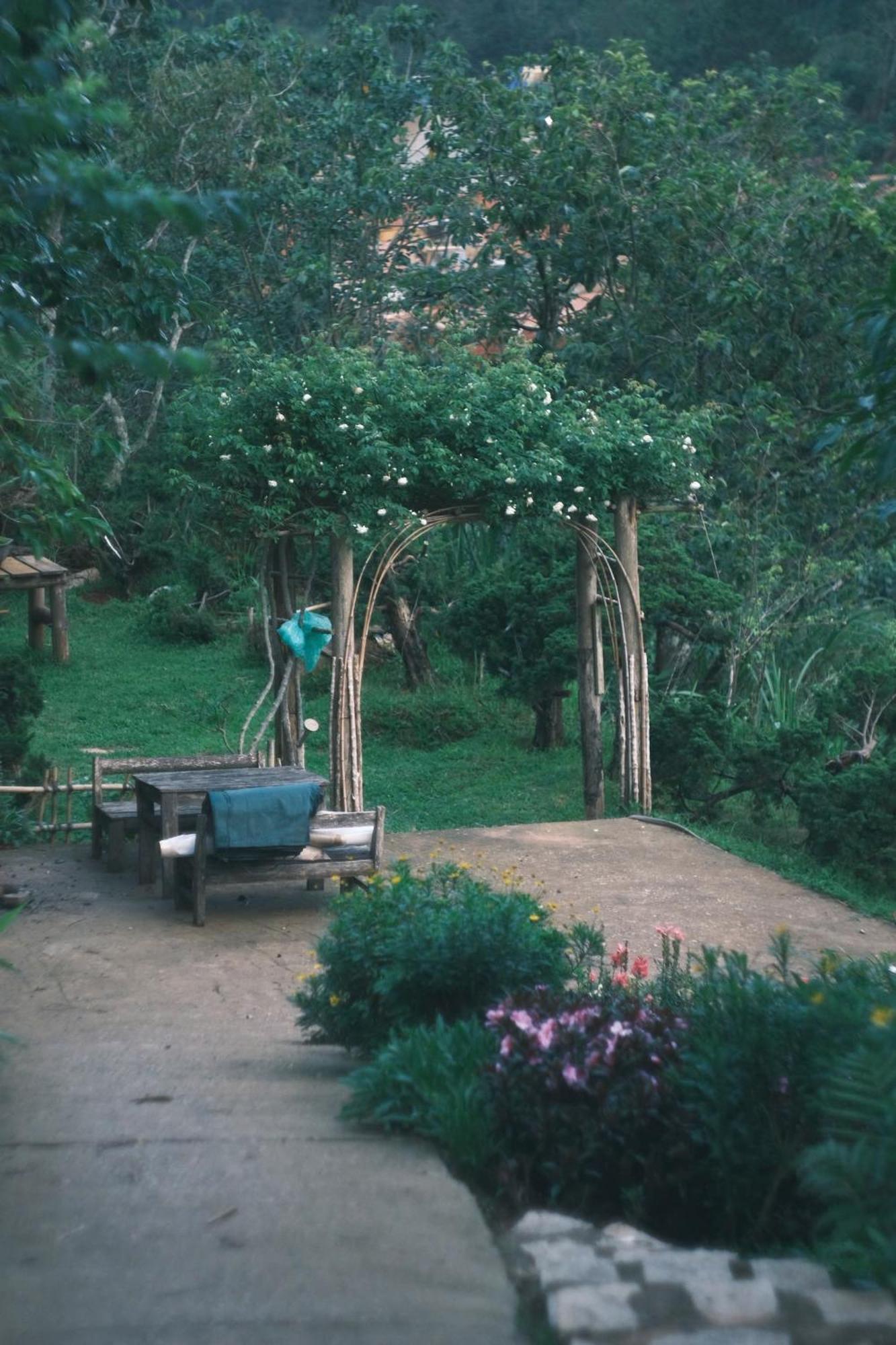 Vuon Nha Cui Homestay Dalat Bagian luar foto